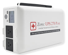 Load image into Gallery viewer, Zopec UPS270 Pure Battery System - Medical Grade - (for Draeger Babyleo, GE Giraffe Omnibed, ATOM Dual-Incu i 100 Incubators, Oscillator 3100B, and more)