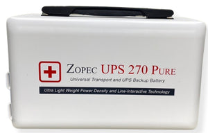 Zopec UPS270 Pure Battery System - Medical Grade - (for Draeger Babyleo, GE Giraffe Omnibed, ATOM Dual-Incu i 100 Incubators, Oscillator 3100B, and more)